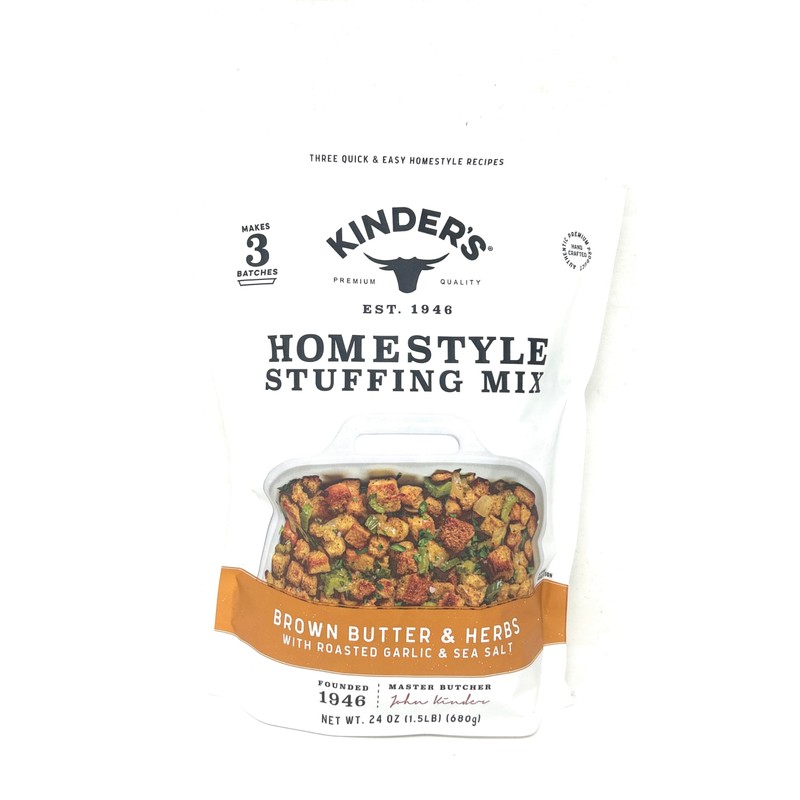Kinder's Brown Butter & Herbs Homestyle Stuffing Mix 24oz -