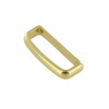 Buckleguy.com B9337 Natural Brass, Belt Loop, Solid Brass-LL, 1 1/4"