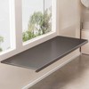 Window Sill Extender,Black Extension Board Not Easy To Bend(23.6x9.84in)