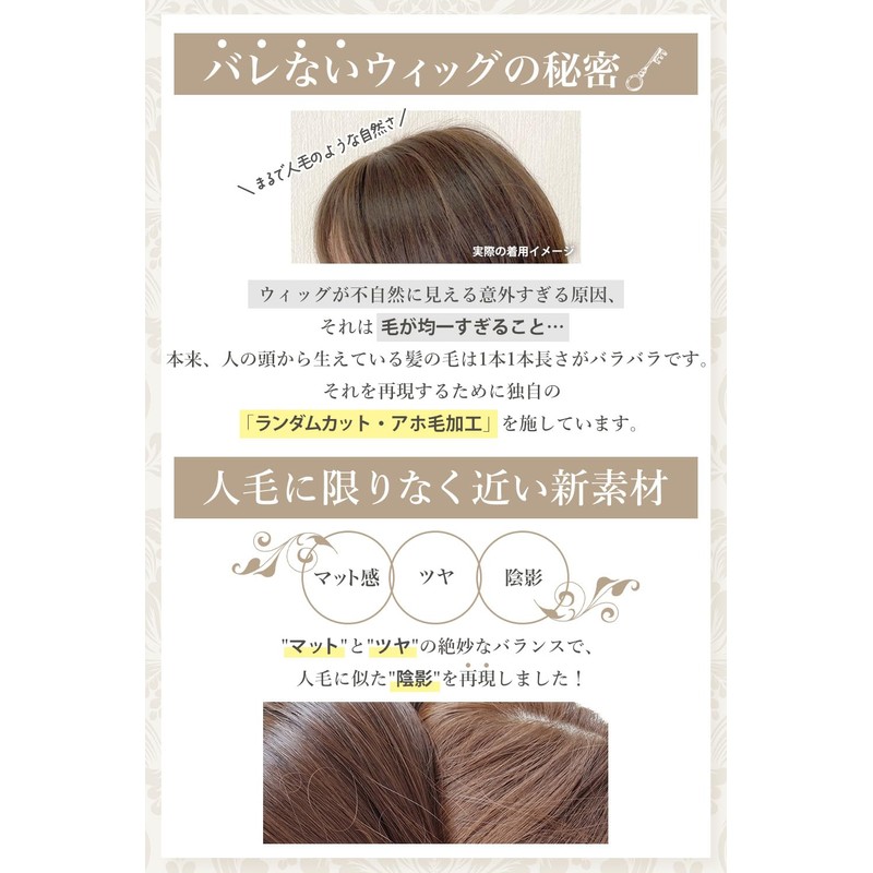 Dazzle Medical Wig, [Developed by People with Anticancer Chemicals] Women's