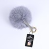 S.ROMZA Pom Pom Keychain Artificial Faux Fur Ball Keychains Fluffy