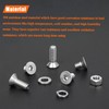 HELIFOUNER 146 Pieces M6 x 8mm /10mm /12mm /16mm /20mm