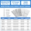 meite 23 Gauge Pin Nails, 25 mm Micro Headless Piner