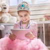 Damaiyyy Princess Tiara Set, Children's Crown Princess 8 Pieces Children's