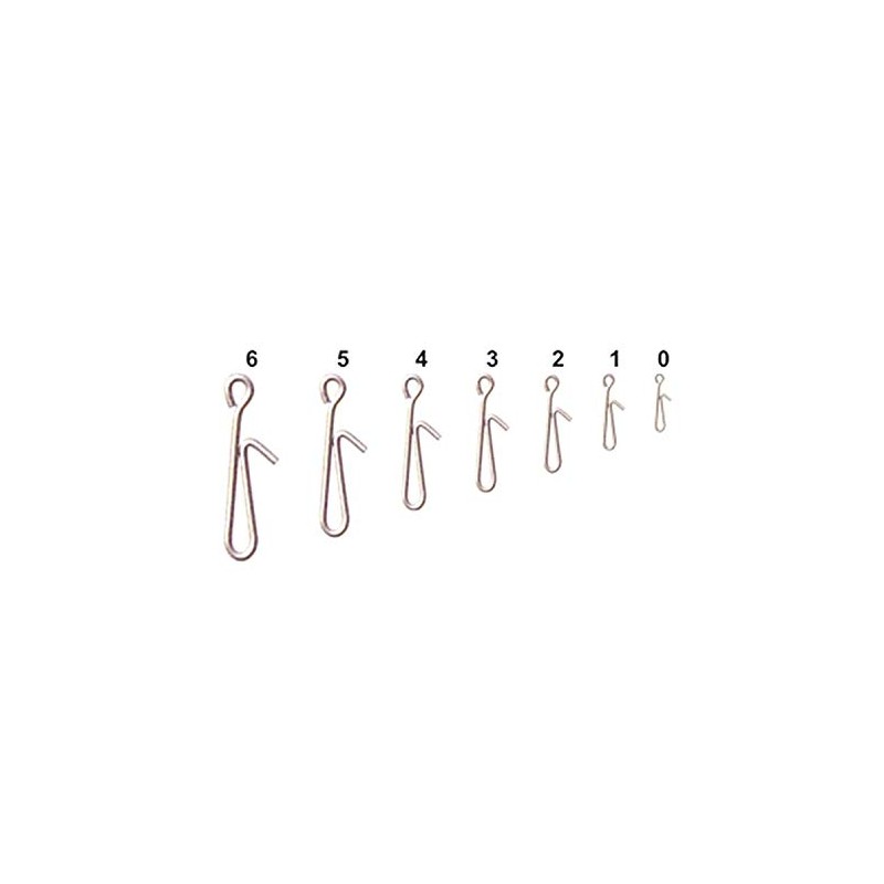 Z&S - 100 clips giratorios de acero inoxidable para colgar