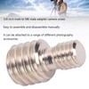 3/8 to M6 Male Conversion Screw, Tripod Mount Converter 3/8"