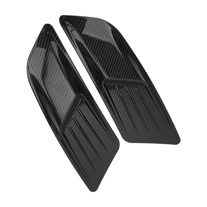 Pair Universal Front Hood Air Vent Molding Bonnet Cover Trim