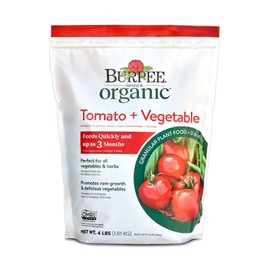 Burpee Organic Tomato & Vegetable Granular Plant Food, 4 lb
