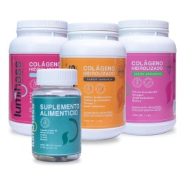 Colageno Lumihass 3 Pzas Sabor Fresa Arandano Y Naranja +dx