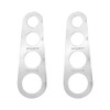 FONGKNOX 2 Pcs Stainless Steel Pasta Measurer with 4 Measuring