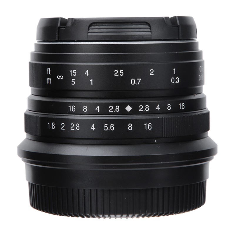 25mm F1.8 Manual Focus Lens for Fuji FX Mount Black