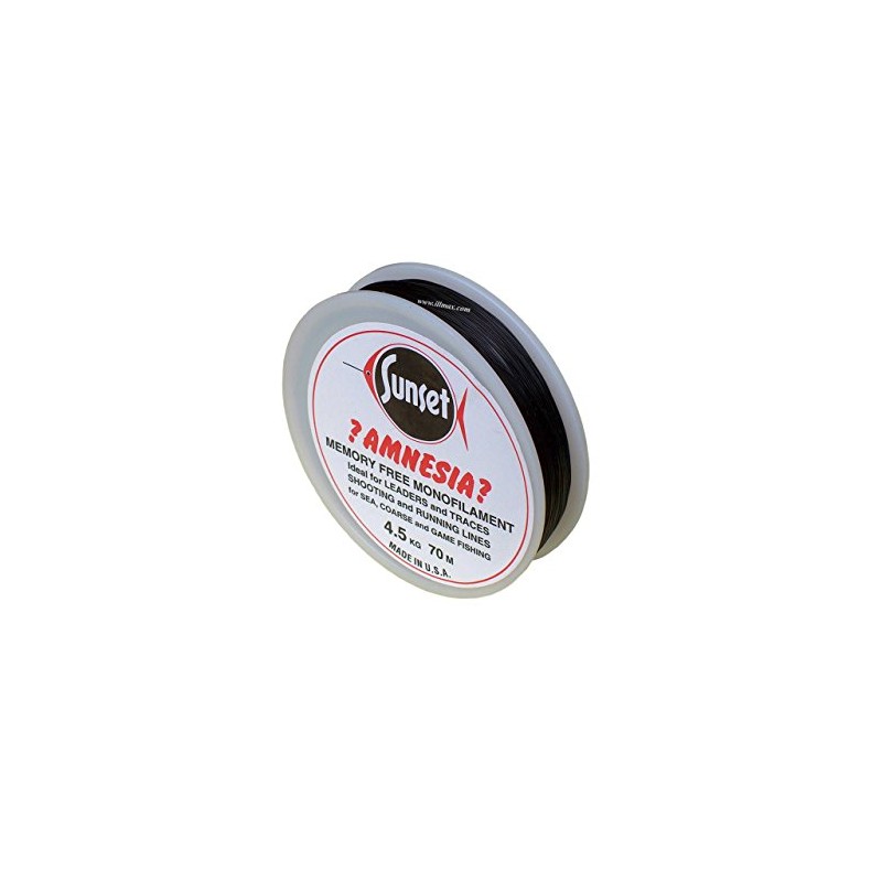 Sunset Amnesia Memory Free Monofilament - 8lb - Black -