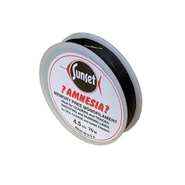 Sunset Amnesia Memory Free Monofilament - 8lb - Black - 100m