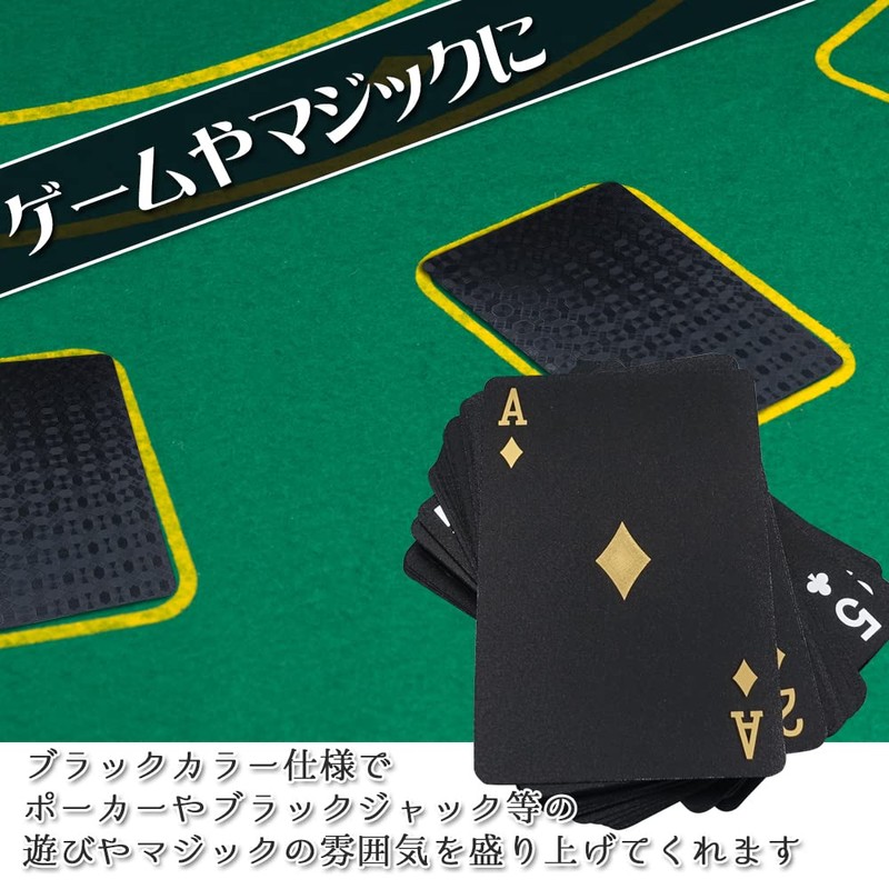 54 Playing Cards with Custom Case Plastic Waterproof Design Magic