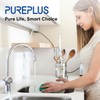 PUREPLUS Under Sink Water Filter System, 22000 Gallons, 99.99% Chlorine