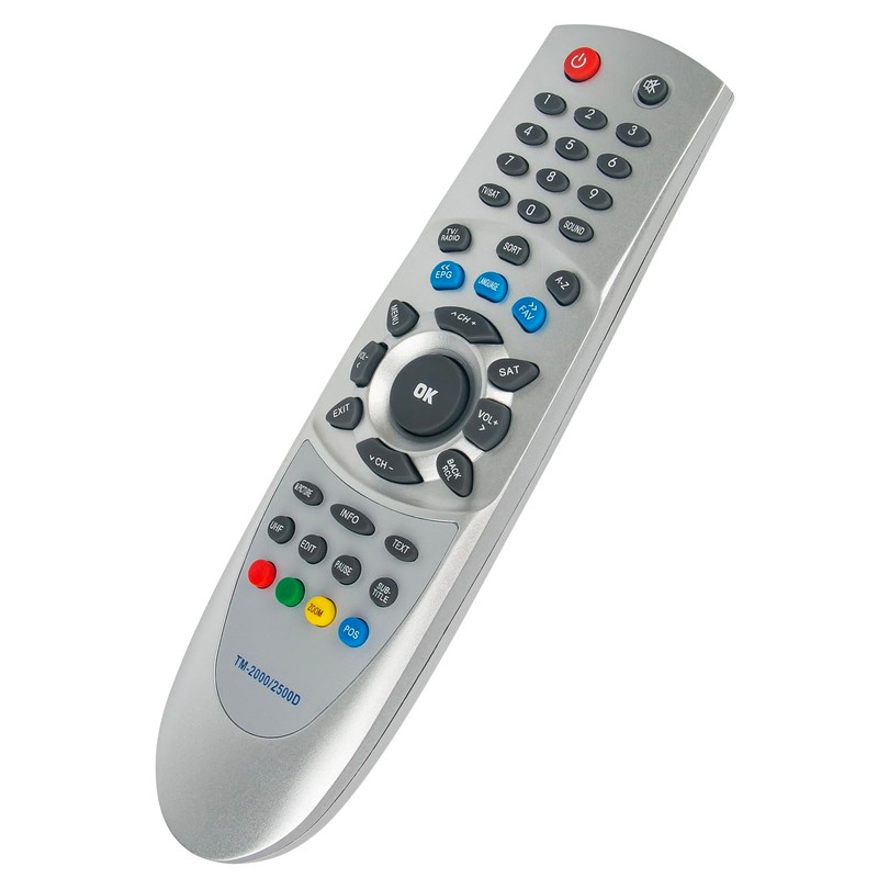 VINABTY Replacement Remote Control for Technomate Satellite Receiver TM-2000 TM-2500D