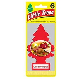 Little Tree Hanging Type Fragrance air fresheners Cinnamon Apple 6 Pieces U6P-60338