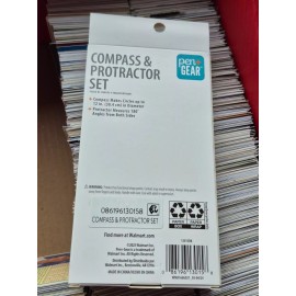 Pen+Gear Pen + Gear Compass & Protractor Set  12” Circles Measures Inches Centimeters NEW