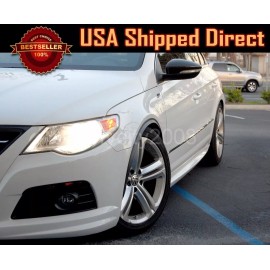 SDeelCase 1 Pair Flexible Slim Fender Flare Lip Extension Black Protector For Honda Acura