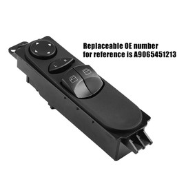 Power Window Switch Driver Side Master Window Control Switch A9065451213 Fit for Sprinter W906 + sprinter electric window switch