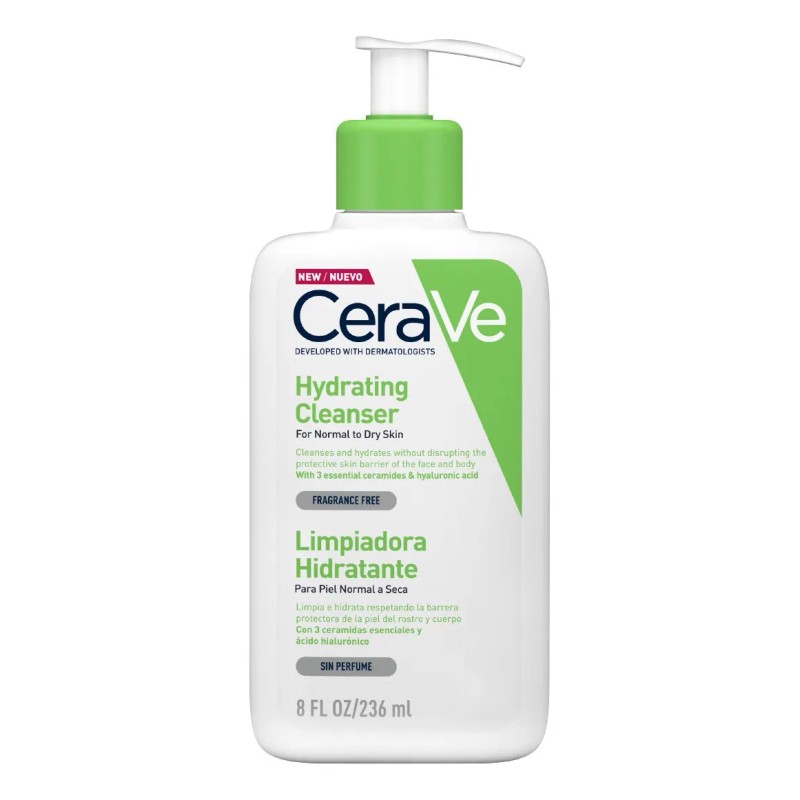 Limpiadora Hidratante Cerave Piel Normal A Seca 236 Ml