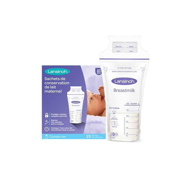 Lansinoh Breast Milk Bags 25 Bags