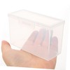 Levemolo Card Box Storage Compartment Small Photo Organizer Box Plastic