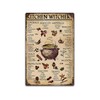 TRITXIY Kitchen Witchery Poster,Tin Signs 1 Pieces Reproduced Vintage, Retro