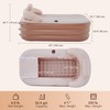 CO-Z Inflatable Bathtub with Electric Air Pump and Bath Pillow