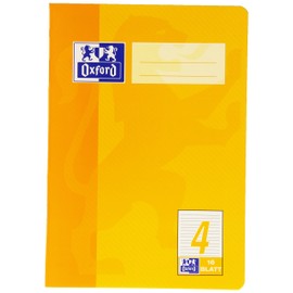 Oxford 384501604/100050367 Exercise Book DIN A5, Line Style 4 Lined 9 mm – 90 g/m² – 4 Assorted Designs