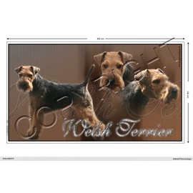 Pets-easy Rectangular Sticker Dog 60 cm Welsh Terrier
