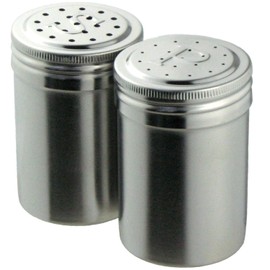 Nagao Tsubamesanjo Seasoning Container, Salt and Pepper Set, Stainless Steel, Made in Japan