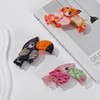 Funny Toucan Bird Hair Clip,Acetate Claw Clips,Hair Clips for Women,Orange