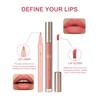 Jutqut Matte Lip Liner and Lip Gloss Set, Liquid Long