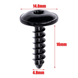 OAUTOO Juego de 20 protectores de guardabarros y tuercas con kit de tornillos para VW N-907-750-01, N-103-271-02, N90775001, N10327102