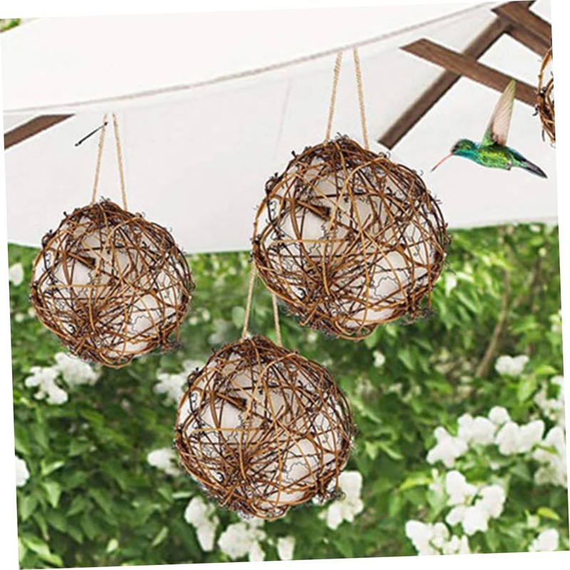 BESPORTBLE Garden Hummingbird Feeder Bird Toys Nesting Box DIY Nesting