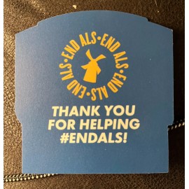 Dutch Bros drink one for DANE sticker MAY 2024 coffee orange black ALS D14D