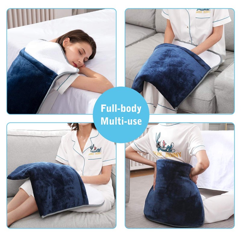 Foot Warmer Electric, Heating Pad King Size Ultra Soft Flannel,