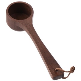 hobbyme Walnut Wooden Coffee Spoon with Long Handle, Coffee Scoop Measuring for Coffee Beans, Whole Beans Ground Beans or Tea, Home Kitchen Tools Utensils - 10g