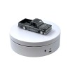 DCD Mini 4.75\" Turntable Display Stand with White Base for
