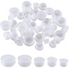 GORGECRAFT Pack of 50 5 Sizes Plastic Stoppers for Salt