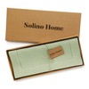Solino Home Sage Green Linen Table Runner 72 Inches Long