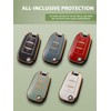 TECART Key Fob Cover for Peugeot 208 107 206 306