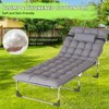 Indoor/Outdoor Deck Chair With Cotton Pads For Beach Yard Terrace