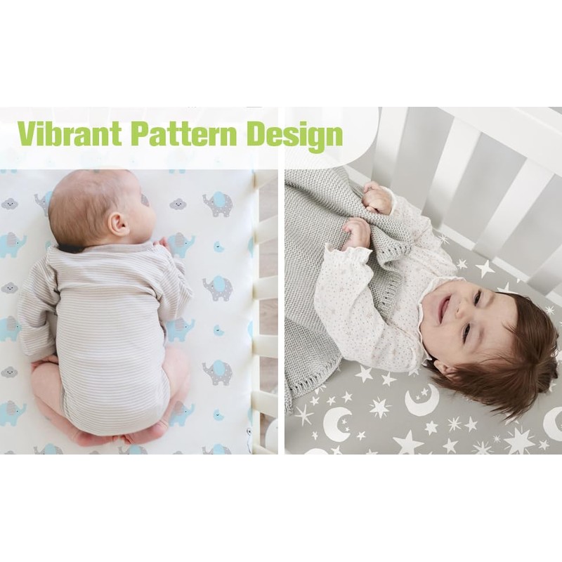 Little Grape Land Baby Fitted Sheets - Fitted Sheets for
