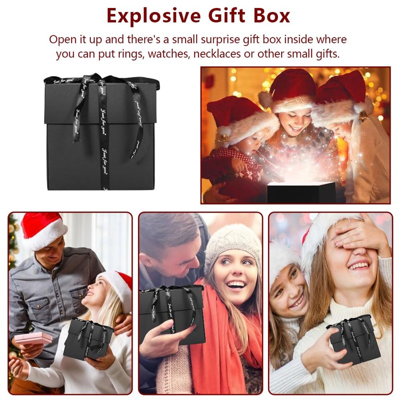 TESSTSY Surprise Box, Explosion Box Birthday, Surprise Box, Explosion Box