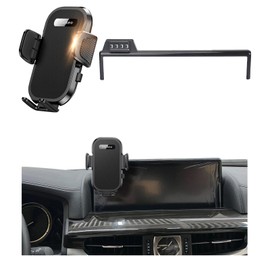 soukeo Upgraded Car Phone Holder Fits for Lexus LX 570 2016 2017 2018 2019 2020 2021 Auto Accessories(Only fit for 12.3-Inch Screen),Cradles Adjustable Cell Phone Mount for 4-7 in Phones