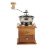 Manual Coffee Bean Grinding Machine Solid Wood and Metal Vintage