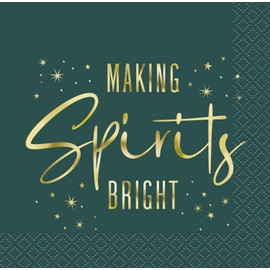 Modern Christmas Party Supplies (Beverage Napkins)