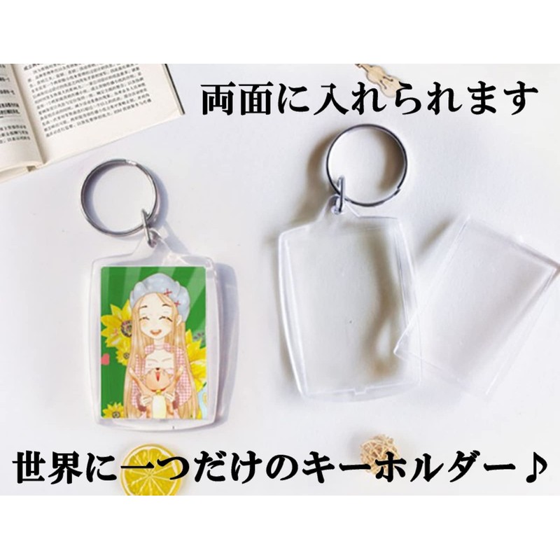 Pbwa Smile Photo Keychains Photo Frame Rectangle Original Accessories Making